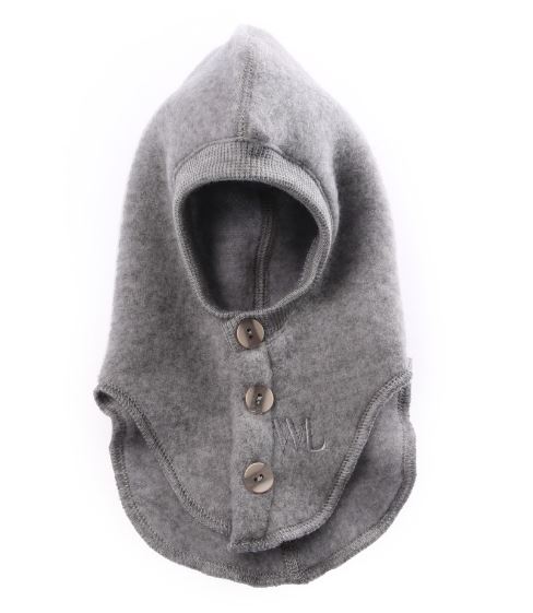 Woolland Norefjell Balaclava Baby - Grey Melange