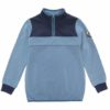 Woolland Moelv Sweater Brushed Fleece Kids - Lake