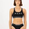 Mons Royale Stella X-Back Bra - Black