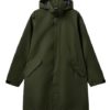 H2O Rømø LW Rain Jacket Long - Army