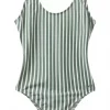H2O Stripe Swin Suit - Army
