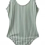 H2O Stripe Swin Suit - Army