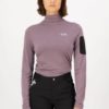 Mons Royale Diversion Merino Mock Neck Long Sleeve W