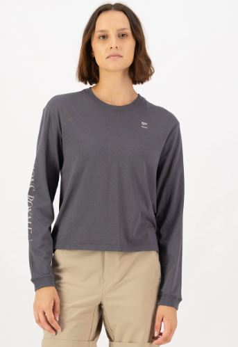 Mons Royale Yonder Merino Long Sleeve W - Black