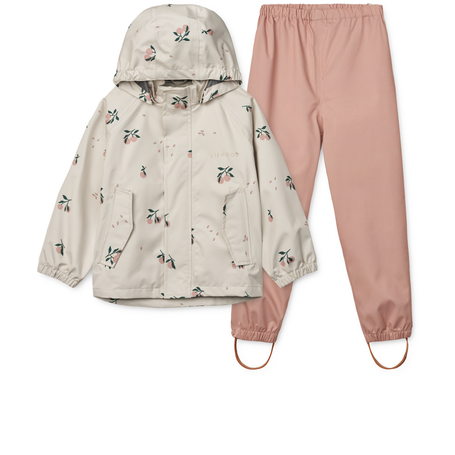 Liewood Pedia Rainwear Set - Peach