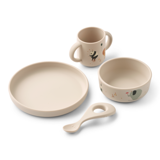 Liewood Vivi Printed Tableware Set - Circus