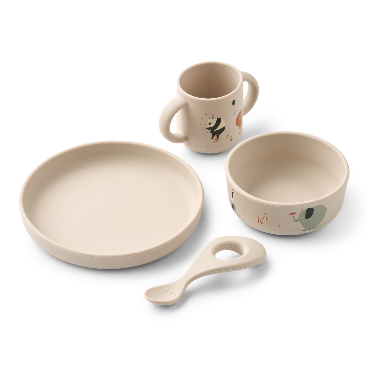 Liewood Vivi Printed Tableware Set - Circus