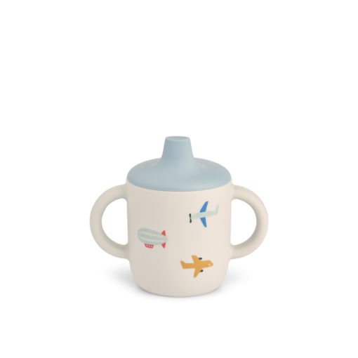 Liewood Neil Sippy Cup - Aviator/Ecru