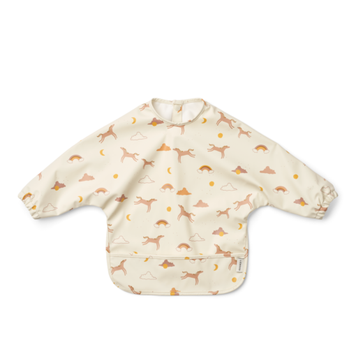 Liewood Merle Printed Cape Bib - Dream/Ecru