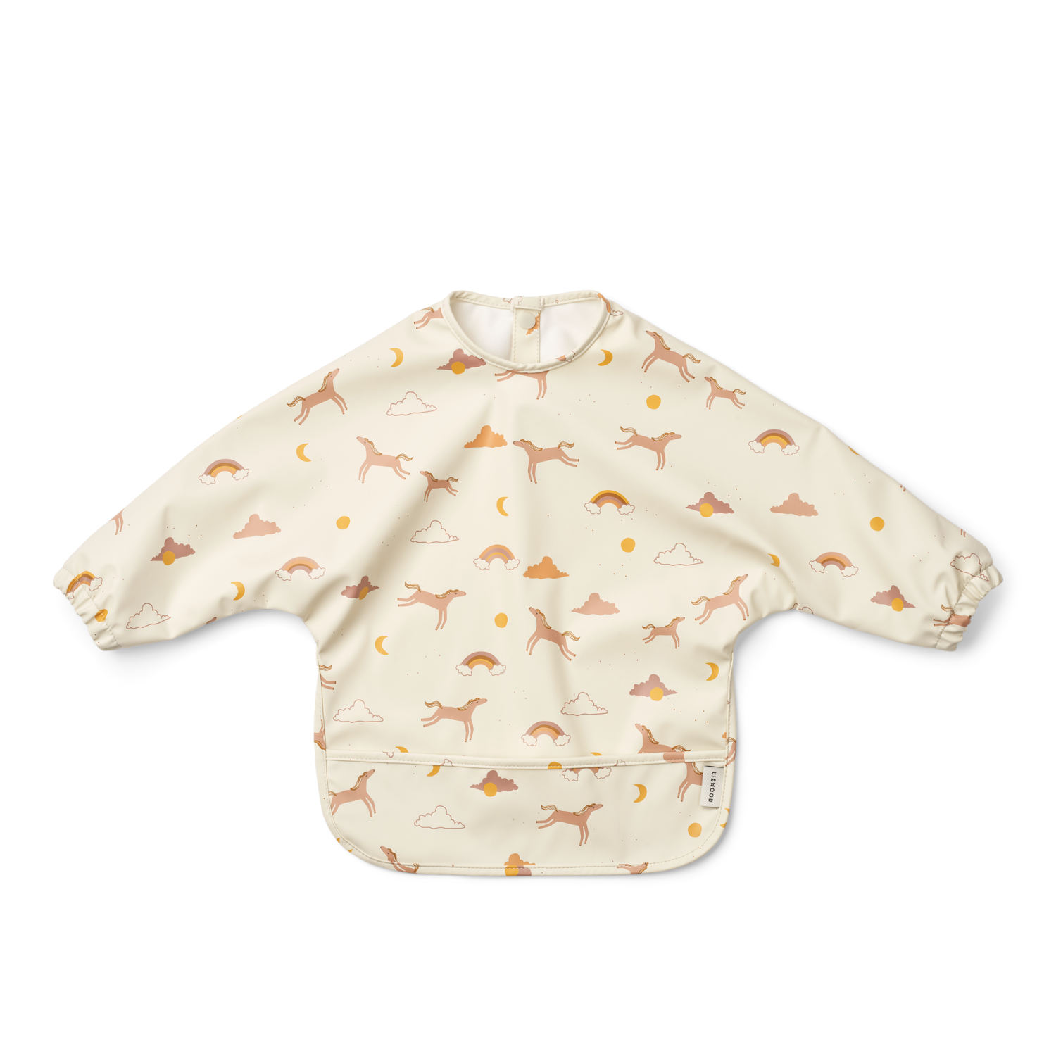 Liewood Merle Printed Cape Bib - Dream/Ecru