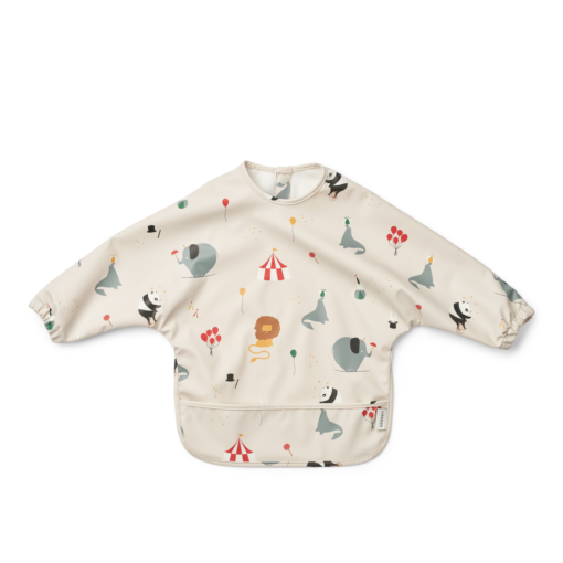 Liewood Merle Printed Cape Bib- Circus/Sandy