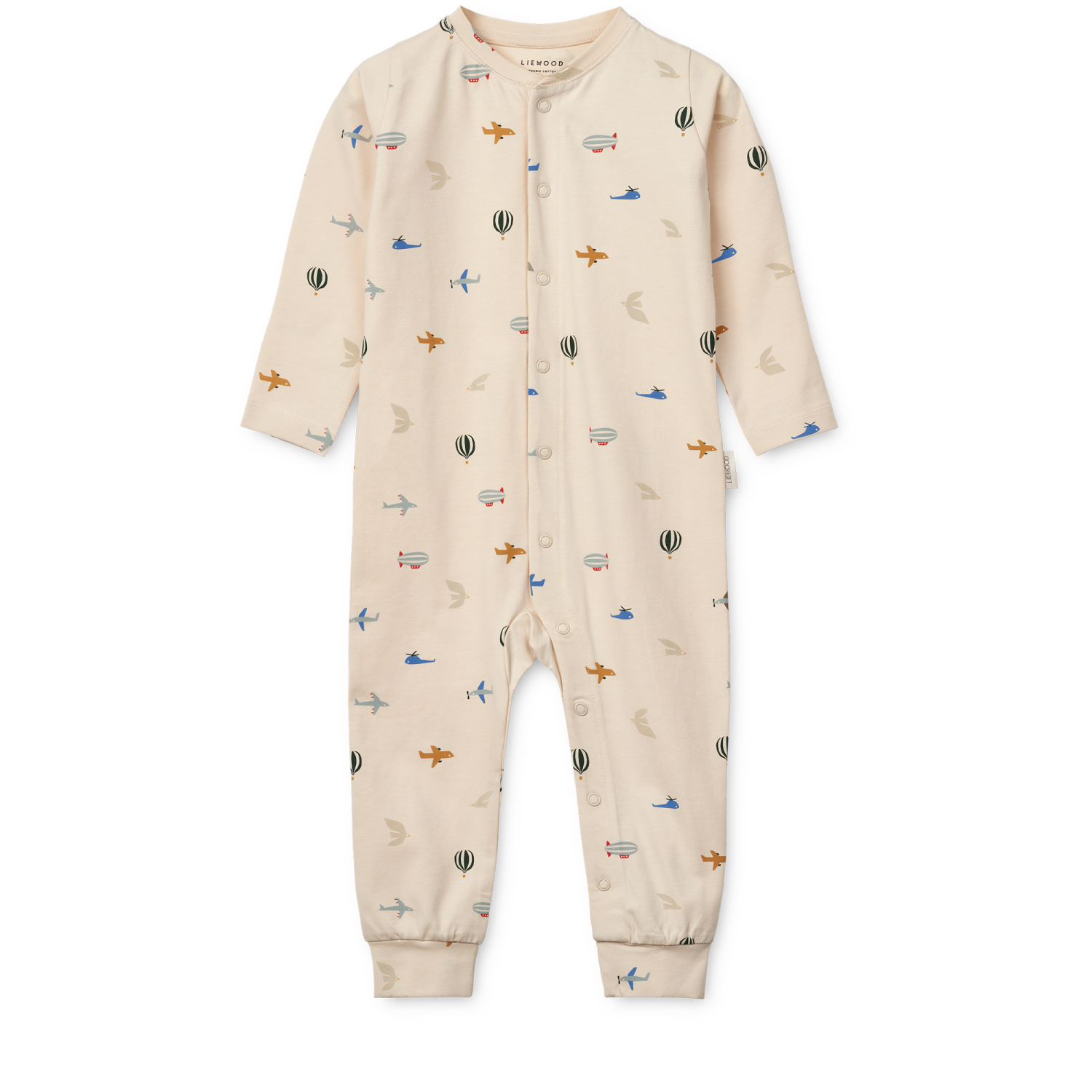 Liewood Birk Pyjamas Jumpsuit - Aviator/Ecru