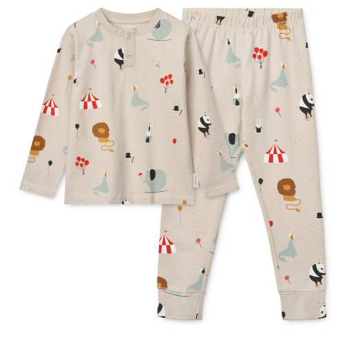 Liewood Wilhelm Pyjamas Set- Circus/Sandy