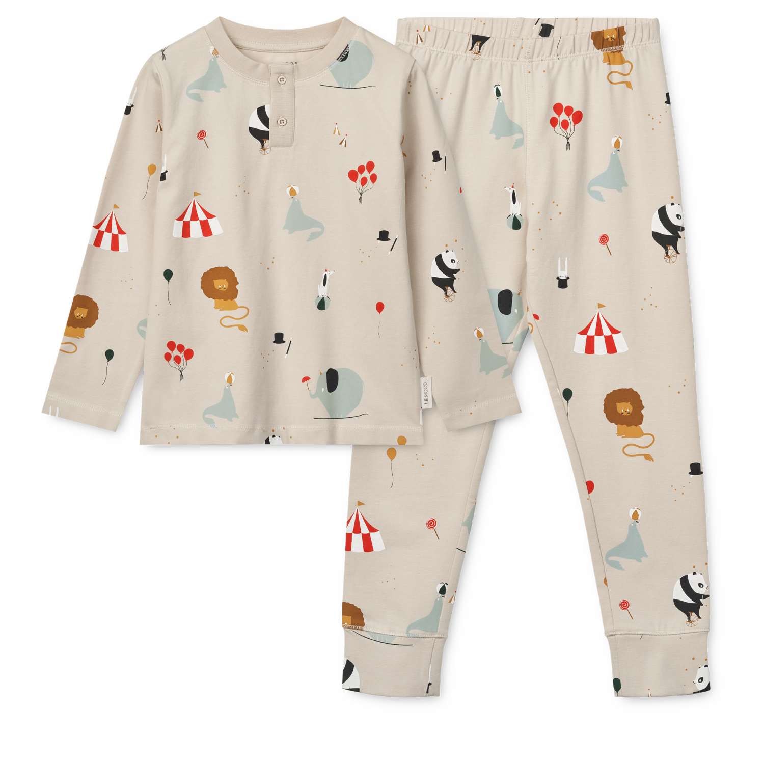 Liewood Wilhelm Pyjamas Set- Circus/Sandy