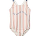 Liewood Suna Swimsuit - Stripe Sorbet Rose