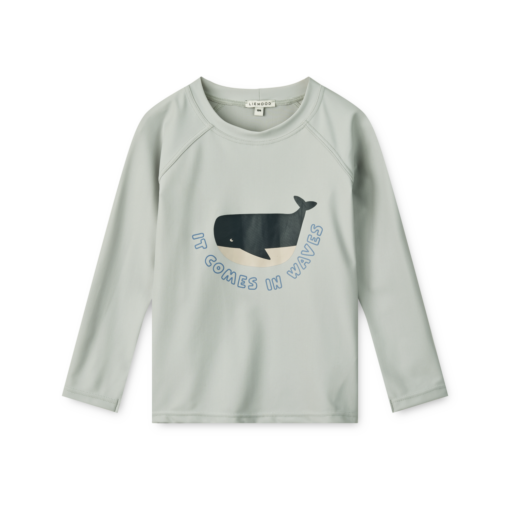 Liewood Noah Placement Swim Tee - Pure Sky