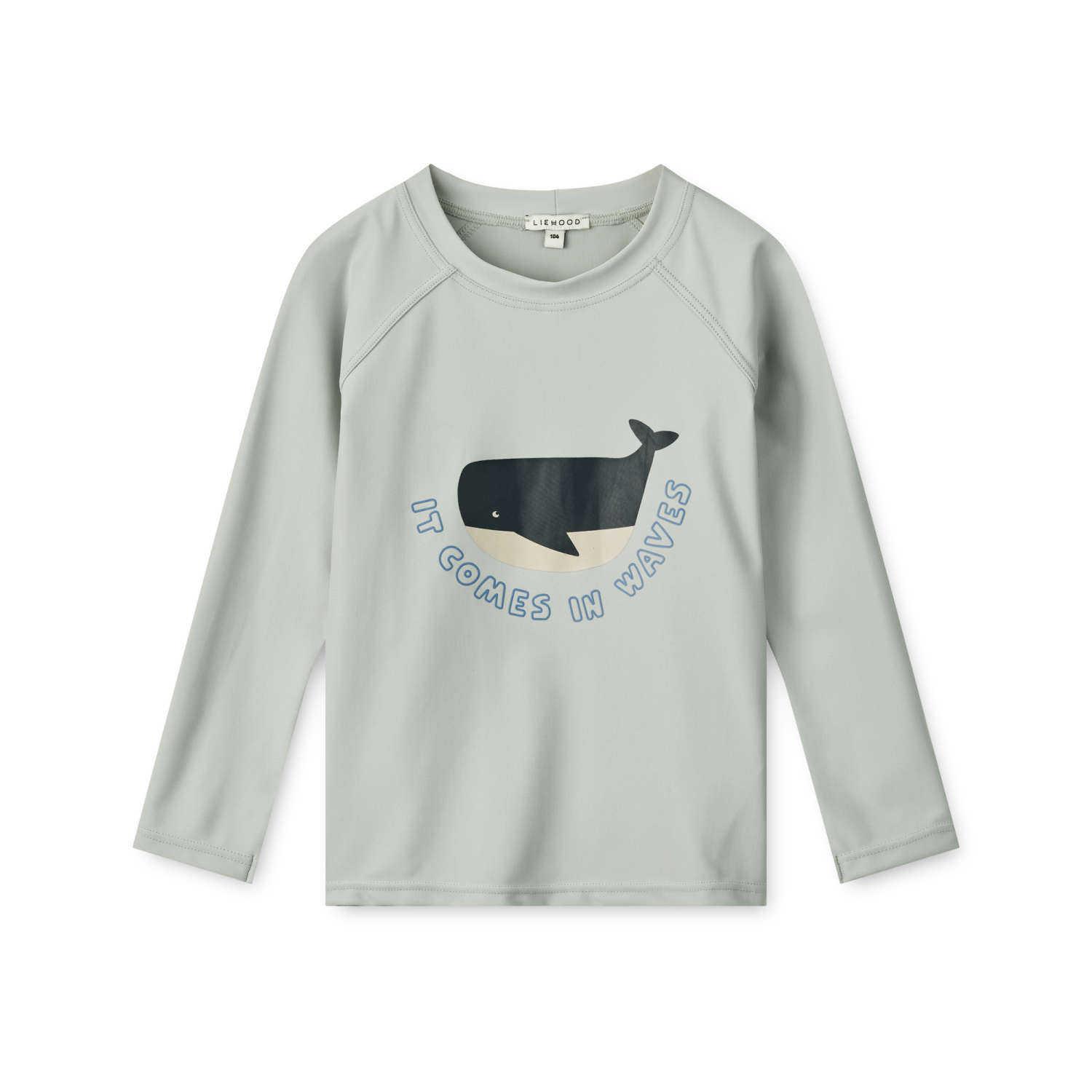 Liewood Noah Placement Swim Tee - Pure Sky