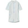 Liewood Max Seersucker Shortsleeve Swim Jumpsuit - Stripe Pure Sky