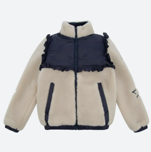 Woolland Stryn Fleece jakke Jente