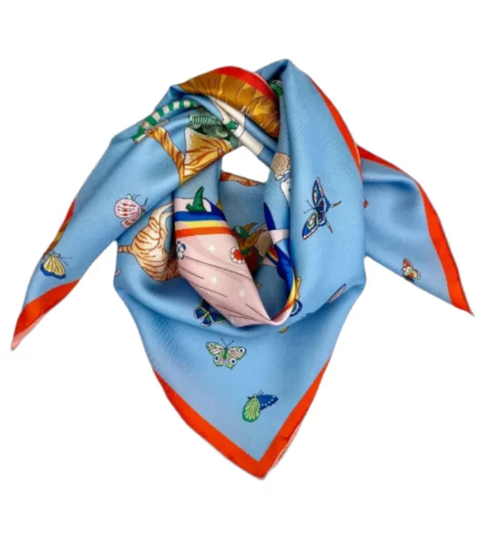 Face the Cold SOMR 100% silke Skjerf Circus