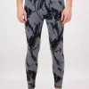 Mons Royale Cascade Merino BL Legging M - Mtn Pixel Grey