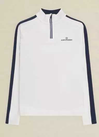 Amundsen 5MILA Half zip W - White/stripe