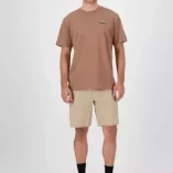 Mons Royale Yonder Merino Organic cotton T-shirt M - Mocha