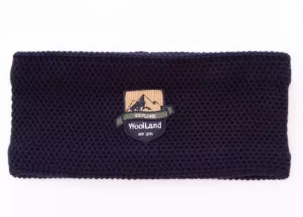 Woolland Vikerfjell Pannebånd jr - Blue ink