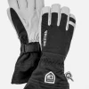 Army Leather Heli Ski Hansker "Black" - Hestra
