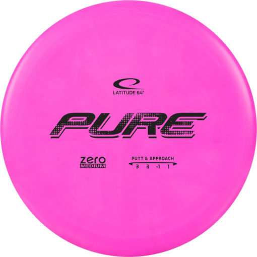 Zero Medium Putter Pure, 173g+, Pink - Latitude 64 Disc Golf