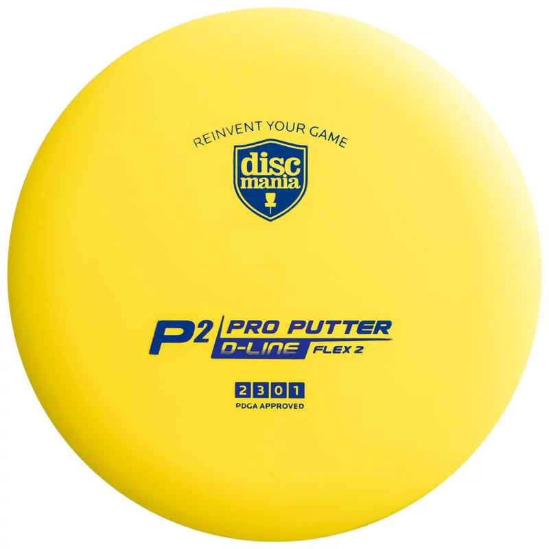 D-Line Flex 2 Putter P2, Assorterte Farger - Discmania