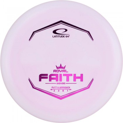 Royal Sense Putter Faith, 173+, "Pink" - Latitude 64 Disc Golf