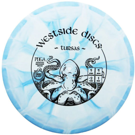 Origio Midrange Burst Tursas, 177+ Blue/White Disc Golf