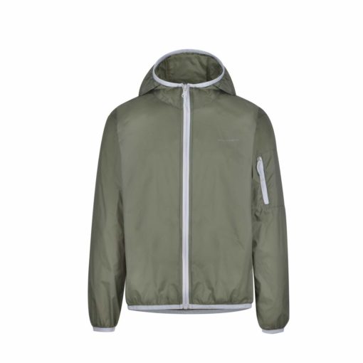 Vindjakke packable jr " LEAF CLOVER/SMOKE" - Jotunheim