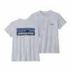 W's P-6 Logo Responsbili tee "White"- Patagonia