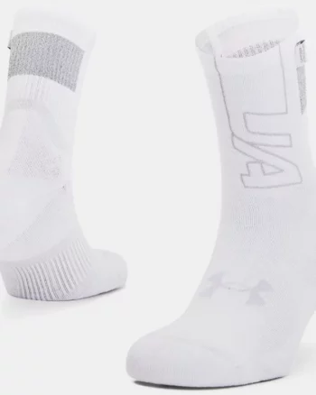 ArmourDry Run Mid-Crew White - Under Armour