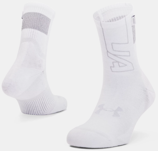 ArmourDry Run Mid-Crew White - Under Armour