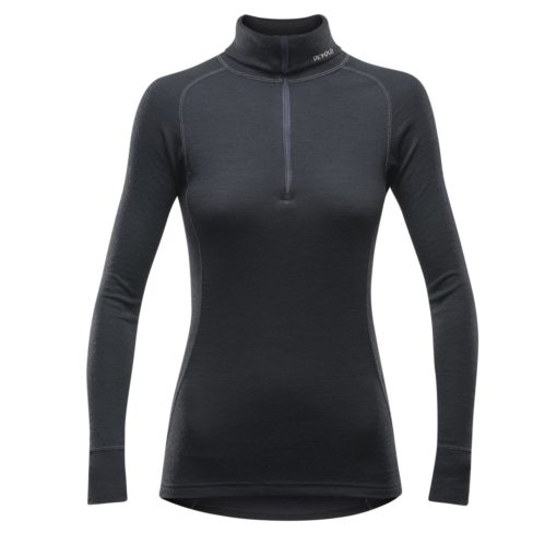 Duo Active Merino 205 Zip Neck WMN "Black" - Devold