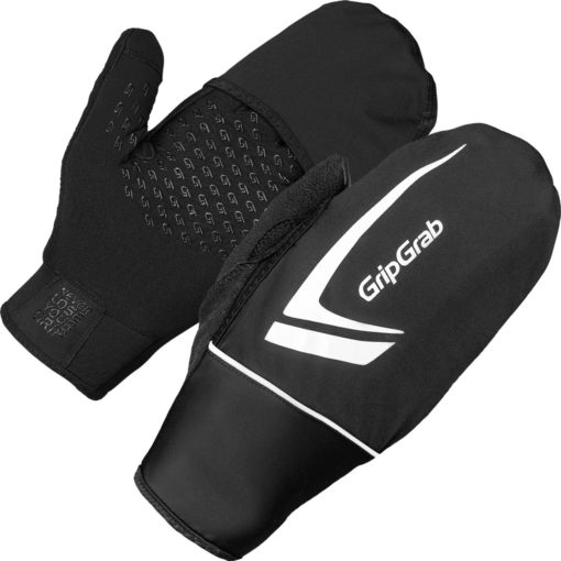 Running Thermo Windproof Touchscreen Gloves "Black" - gripgrab