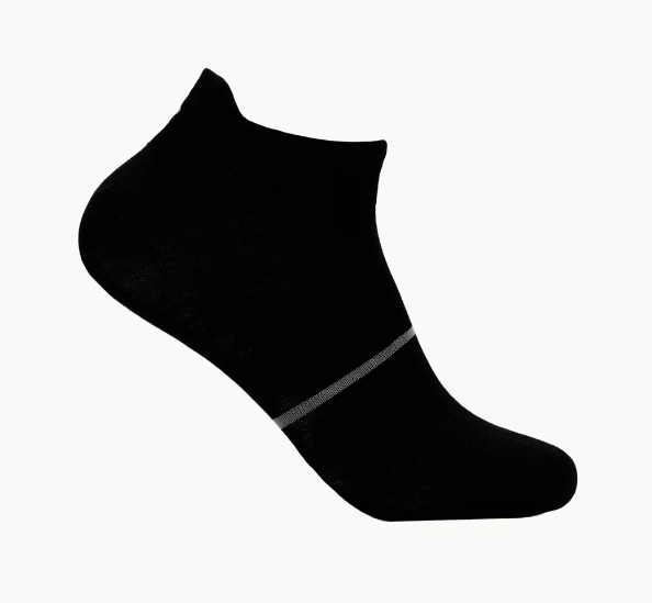 Tufte unisex merino light low sock "black"  Tufte