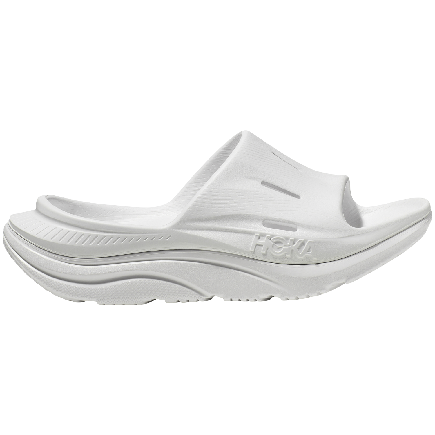 U Ora Recovery Slide 3 "WHITE / WHITE" - Hoka One One