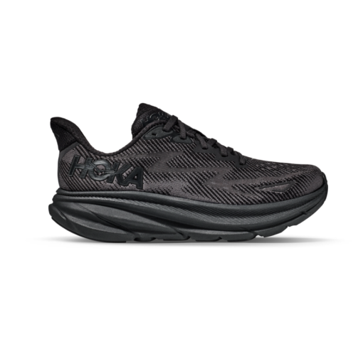 W Clifton 9 "Black/Black" - Hoka One One Dame