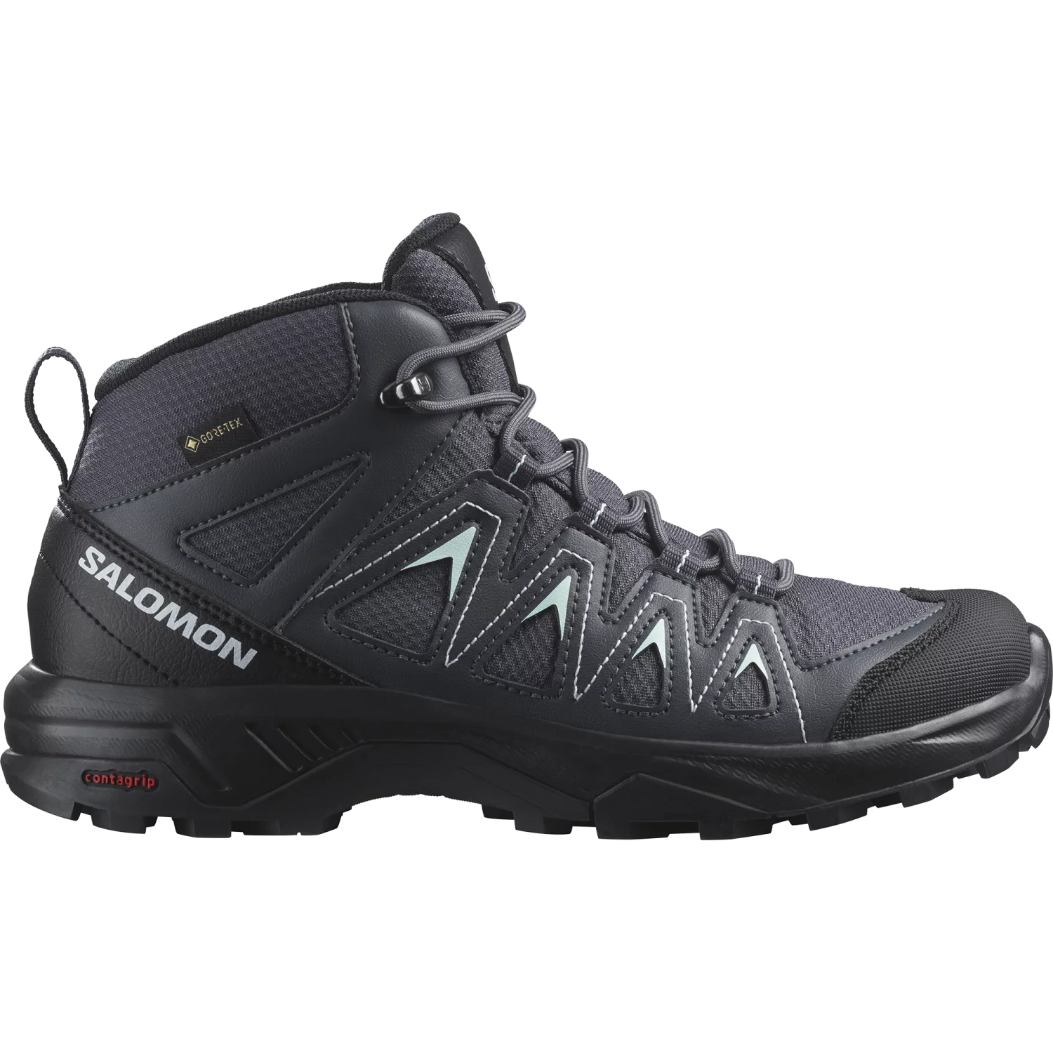 X Braze Mid GTX W "Ebony/India Ink/Bleached Aqua" - Salomon