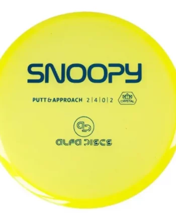 Crystal Line Putter Snoopy 170-176g "Yellow" - Alfa Discs
