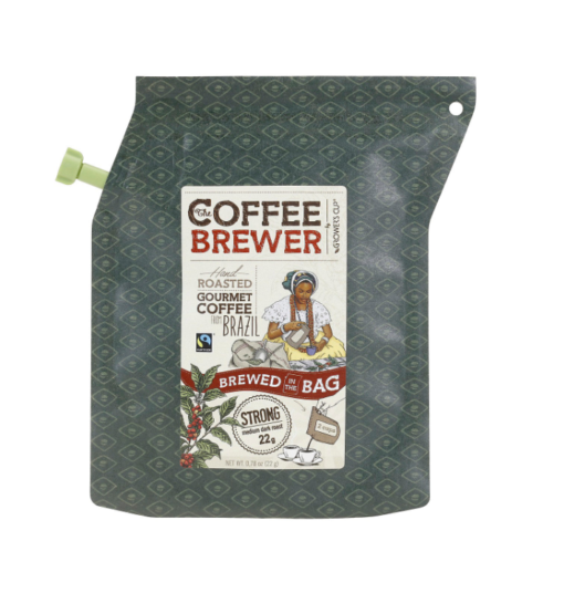 BRAZIL 2 CUP COFFEE SINGLE GREEN