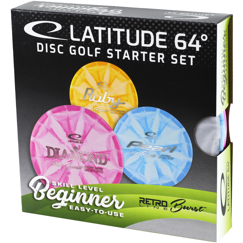 Retro Burst Beginner Disc Golf Starter Sett Disc Golf