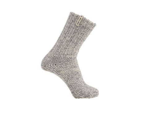 Norwegian Wool Socks "Grey/White" - Aclima