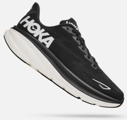 M Clifton 9 Wide "Black/White" - Hoka One One Herre