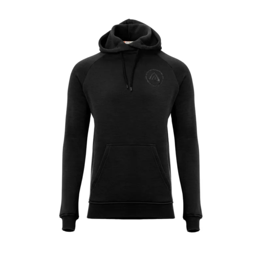 Fleecewool V2 Hoodie M´s "Jet Black" - Aclima