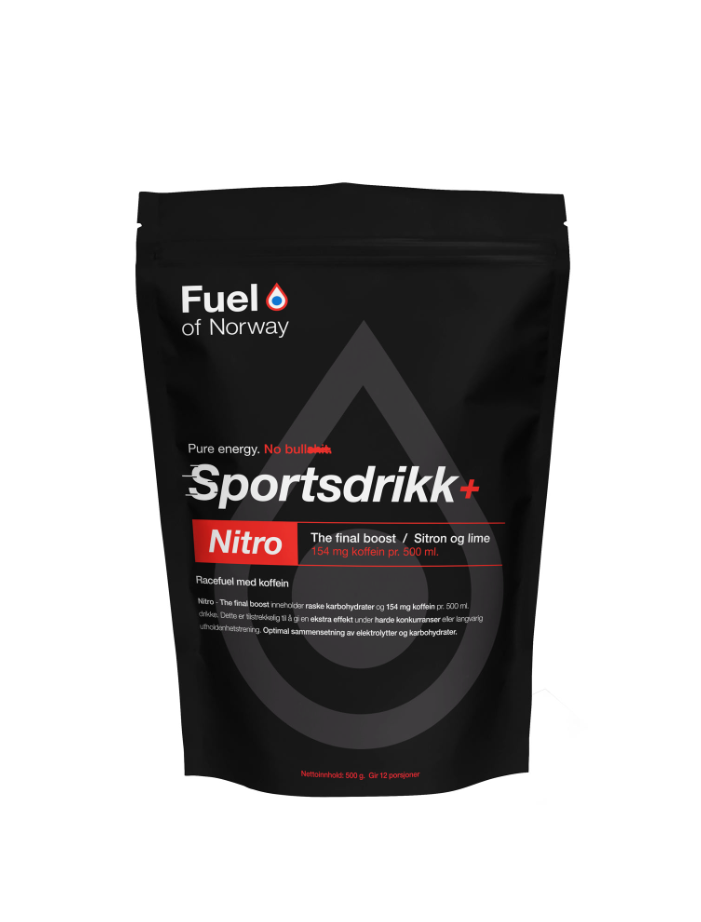Nitro Sportsdrikke 0,5kg Sitron/Lime - Fuel Of Norway